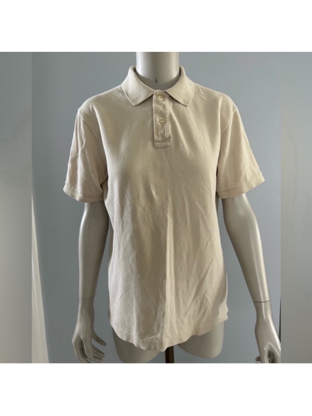 Old Navy Polo Shirt in Beige - Size S Unisex - Picture 5 of 7